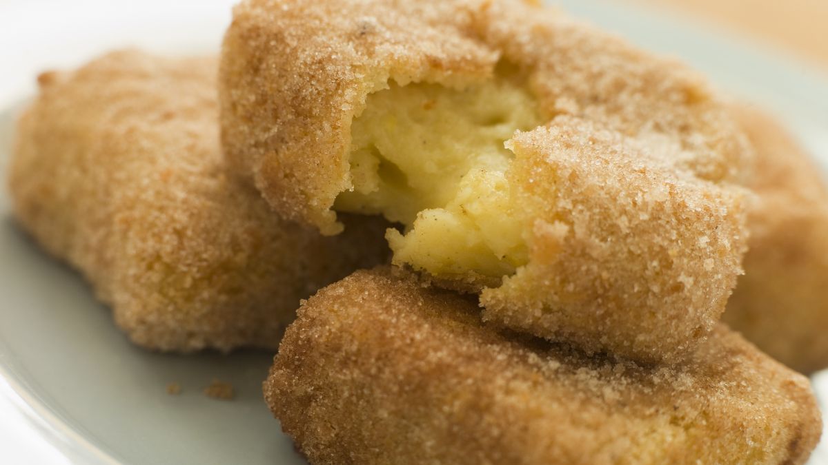 Smażony budyń - pomysł na deser