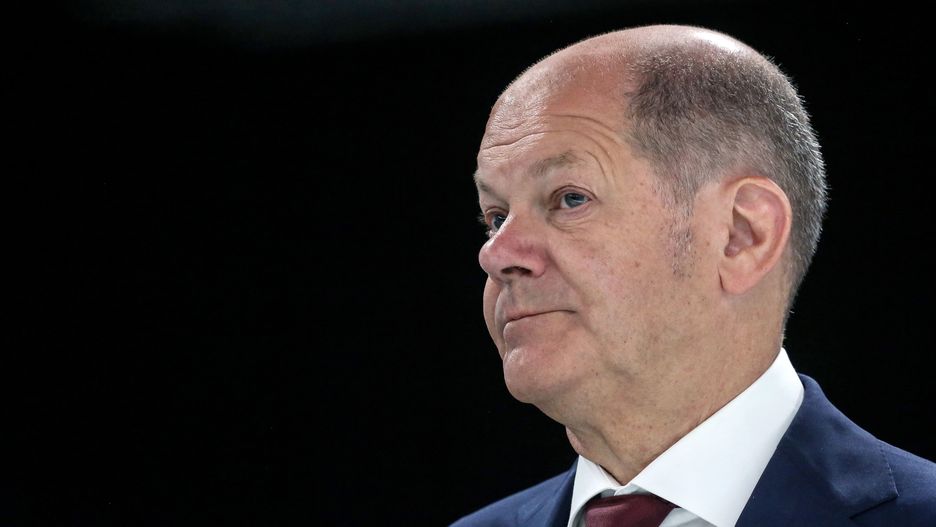 Olaf Scholz, Germany's chancellor, at a meeting on the final day of the North Atlantic Treaty Organization (NATO) summit at the Ifema Congress Center in Madrid, Spain, on Thursday, June 30, 2022. NATO's so-called Strategic Concept, a document on policy guidelines adopted at the summit, said in the text that China's stated ambitions and coercive policies "challenge our interests, security and values" and warned about a deepening strategic partnership between Beijing and Moscow. Photographer: Valeria Mongelli/Bloomberg via Getty Images