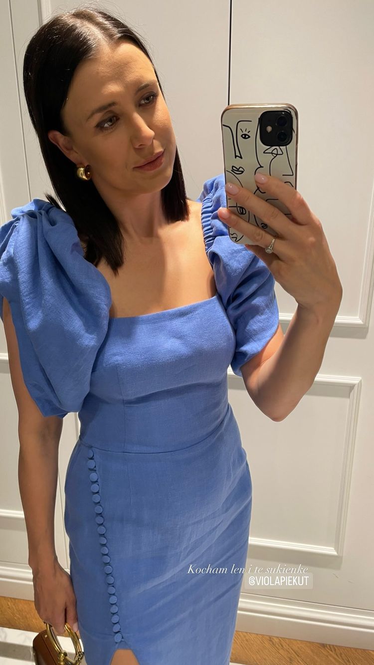 Milena Lewandowska na pokazie Violi Piekut