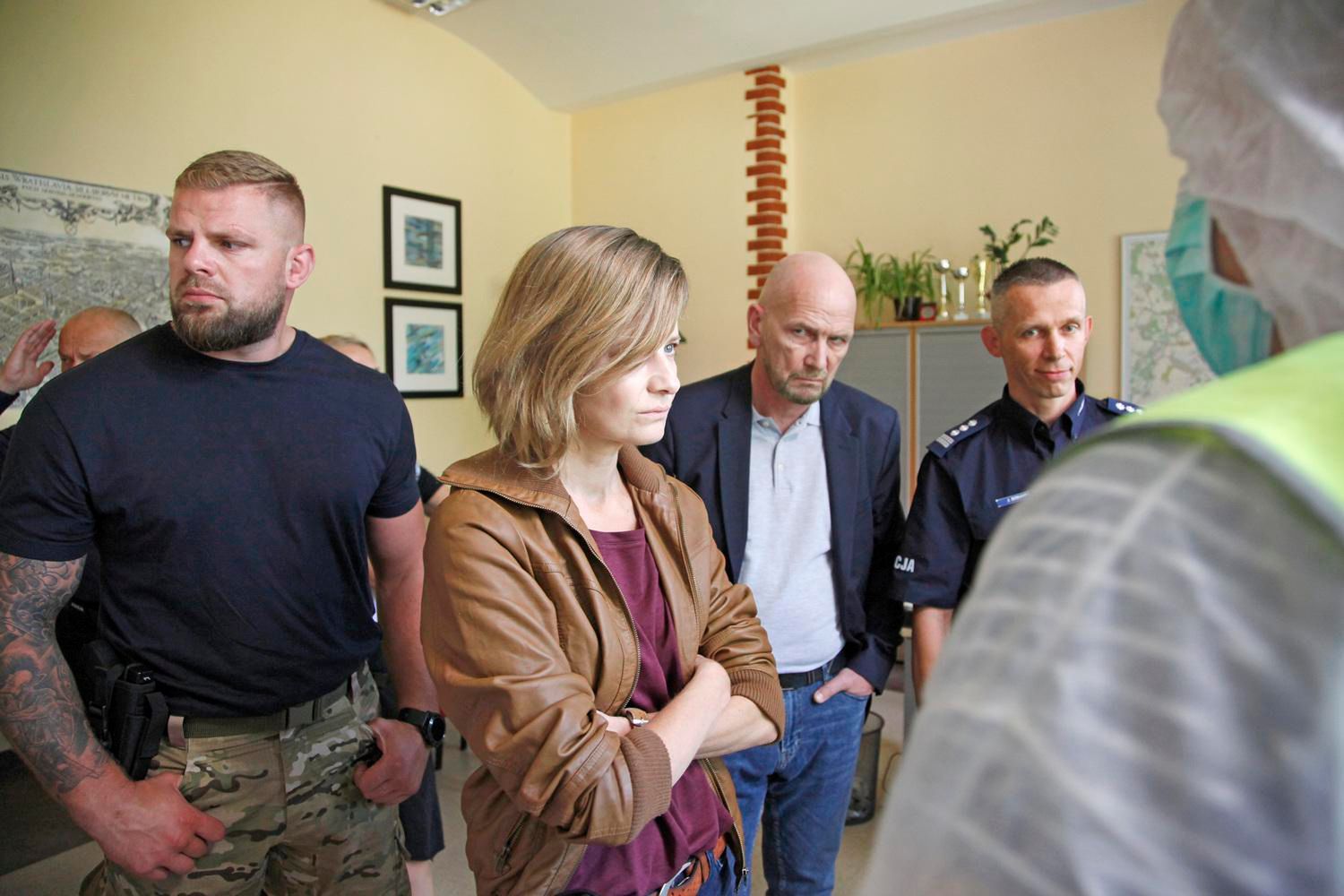 Małgorzata Kożuchowska na planie nowego filmu Patryka Vegi Plagi Breslau