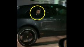 Zaczęła krzyczeć do Messiego na autostradzie. Tak zareagował