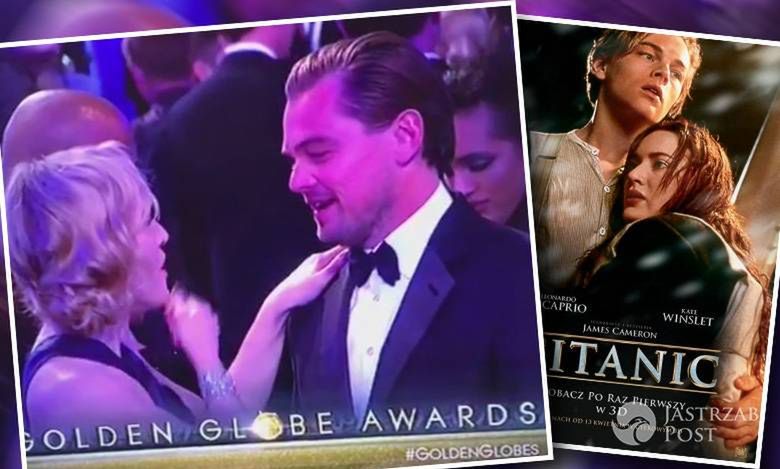 Kate Winslet i Leonardo DiCaprio razem na Złotych Globach 2016