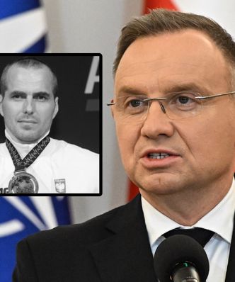 Prezydent zareagował na śmierć Michała Dąbrowskiego. Wpis krótko przed północą