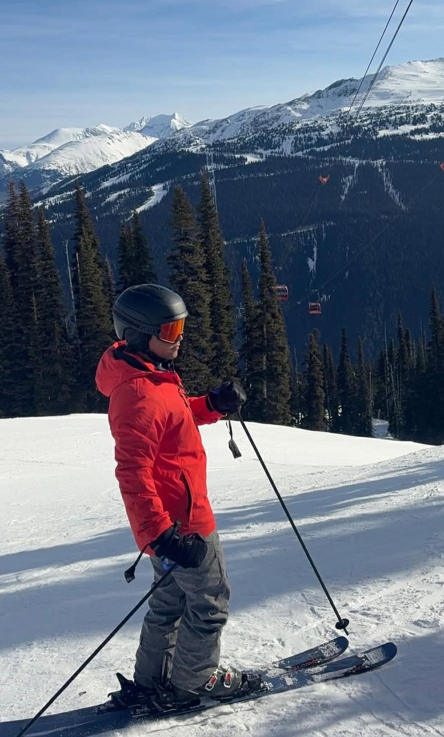 Helena Rubik w górach z ukochanym