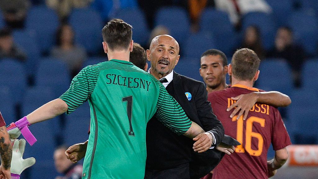 Getty Images / Silvia Lore/NurPhoto  / Na zdjęciu: Wojciech Szczęsny i  Luciano Spalletti