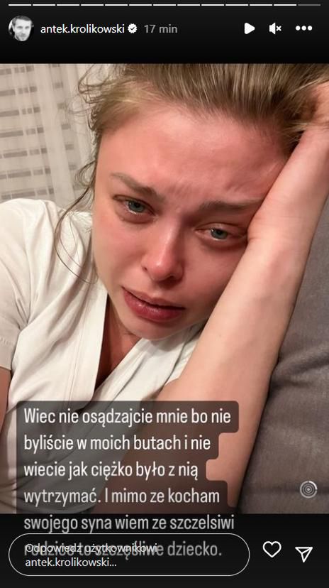 Ataki na Joannę Opozdę na profilu Antka Królikowskiego