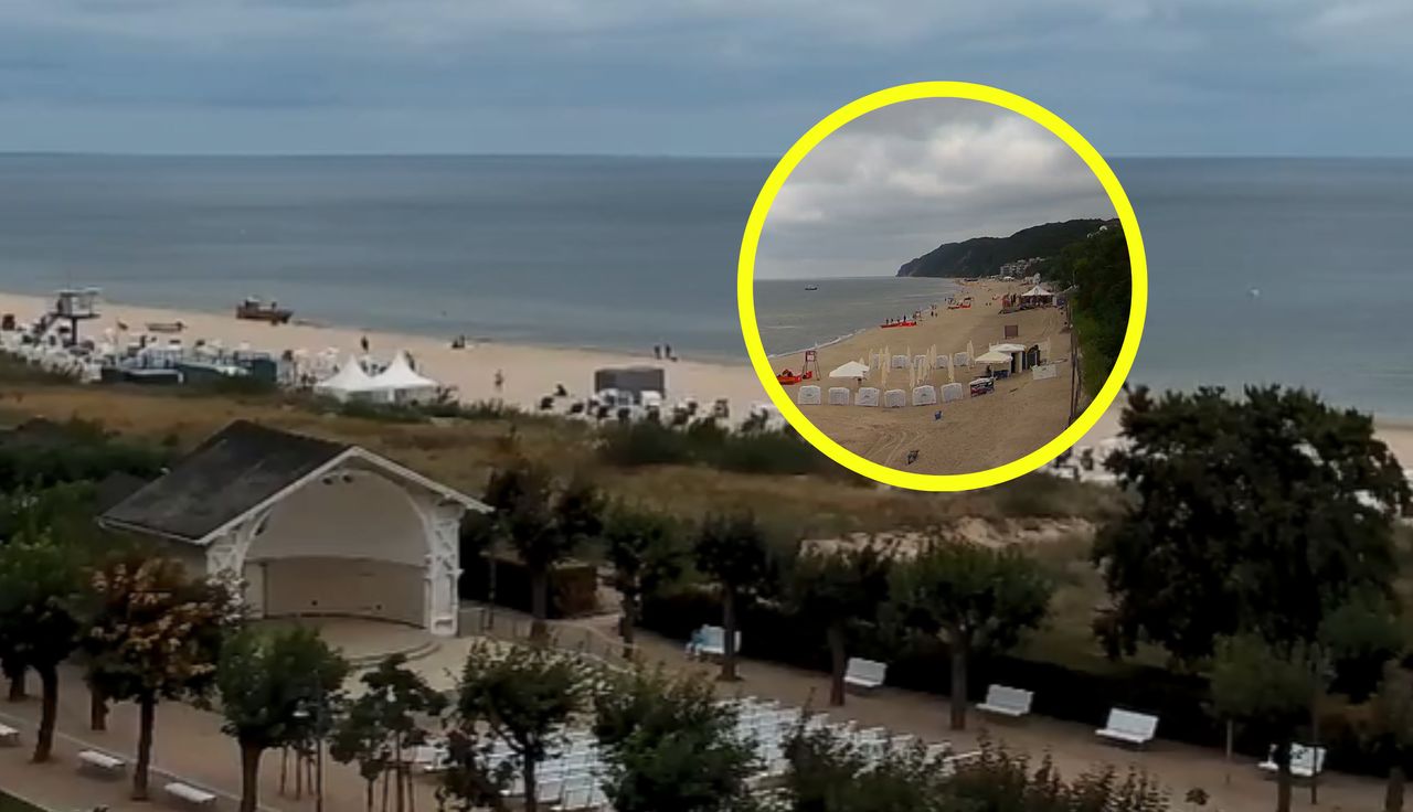 To nie fotomontaż. Ujęcia znad Bałtyku w Polsce i Niemczech