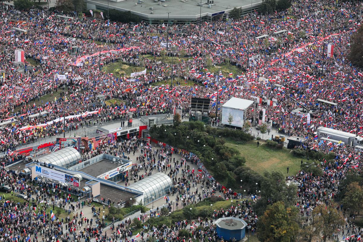 Sprzeczne doniesienia ws. liczby uczestników Marszu Miliona Serc