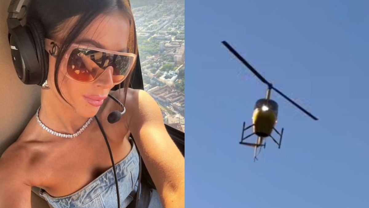 Roksana Węgiel ląduje HELIKOPTEREM w OGRODZIE teściowej odziana w okulary Chanel. Fajna majówka? (FOTO)