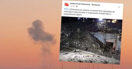 Wybuch w fabryce materiałów wybuchowych w Krupskim Młynie
