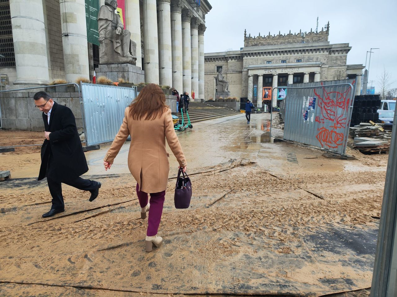 Budowa Placu Centralnego. / fot. Greta Sulik, Raport Warszawski