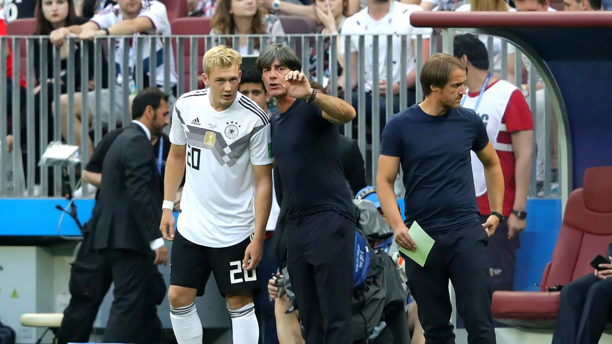 Getty Images / Alexander Hassenstein / Na zdjęciu: Julian Brandt i Joachim Loew