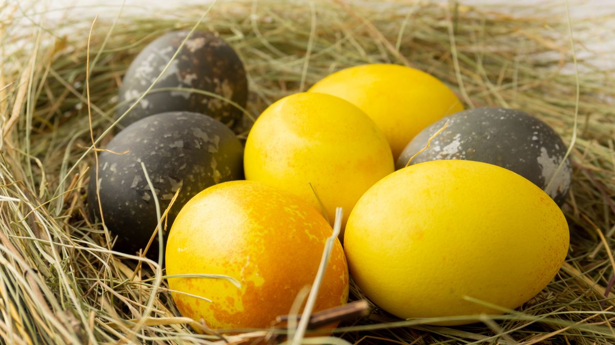 Tak możesz pofarbować jajka na żółto naturalnymi produktami