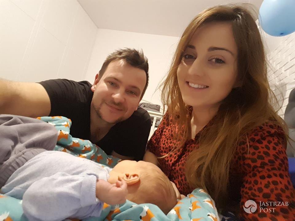 Anna i Grzegorz Bardowscy z synem Jasiem