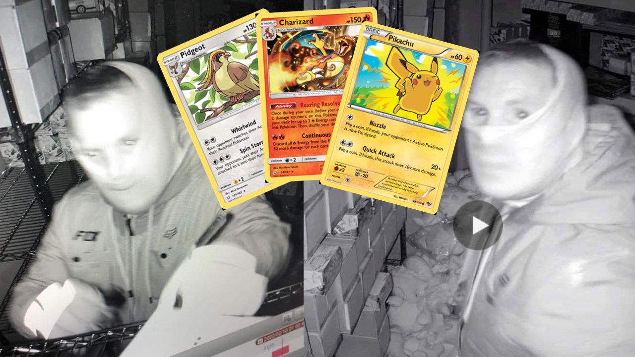 Złodziej, który ukradł karty Pokemon za 250 tysięcy dolarów