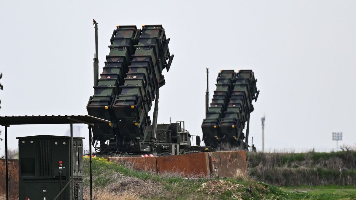 ADANA, TURKIYE - FEBRUARY 19: Spanish Defense Minister Margarita Robles (not seen) visits the 10th Main Jet Base Command on the occasion of the 10th anniversary of the deployment of Patriot air defense systems at Incirlik Base in Adana, Turkiye on February 19, 2025. (Photo by Eren Bozkurt/Anadolu via Getty Images)