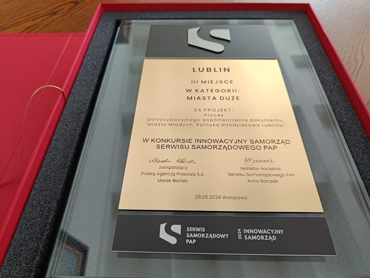 Lublin Laureatem w konkursie Samorządowym