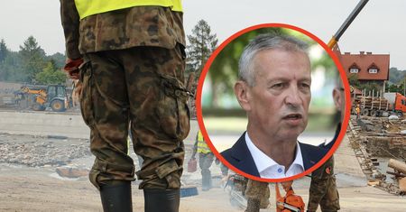 Szukają mężczyzny w mundurze. Straszył wysadzeniem wałów