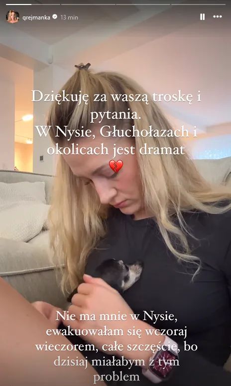Anna Kurek na InstaStories