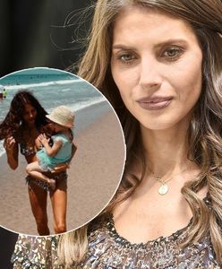 Rosati założyła bikini, poszła z córką na plażę. Nie ma mowy o ustawce