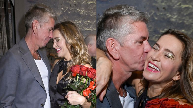 Kamilla Baar i Adam Sajnuk na premierze