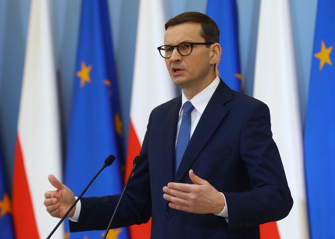 Wojna w Ukrainie. Morawiecki o samolotach dla Ukrainy. "Z Polski do Ramstein"