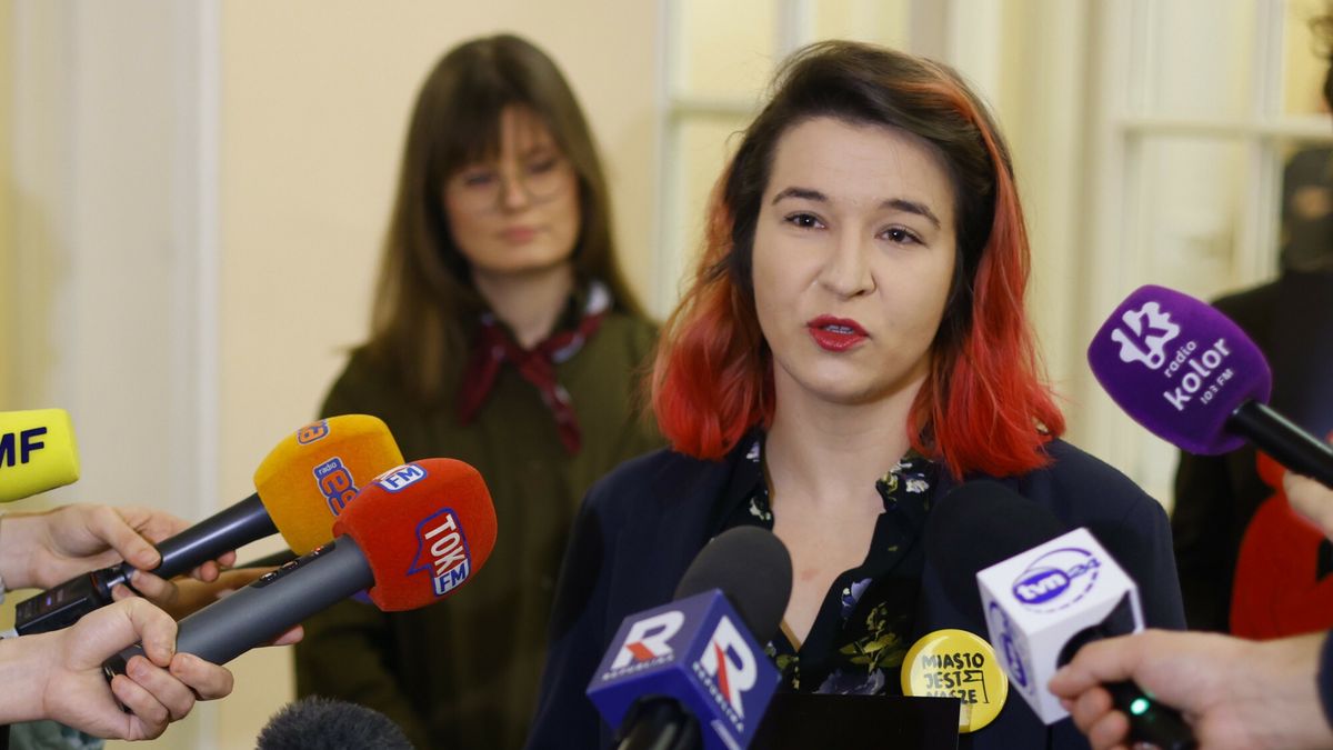 XIV sesja Rady m.st. Warszawy
16.01.2025. Warszawa. Stowarzyszenia Miasto Jest Nasze nt.ograniczenia sprzedazy alkoholu w sklepach nocnych w Warszawie. Fot. Filip Naumienko/REPORTER 
N/z: Antonina Wroblewska
Filip Naumienko/REPORTER