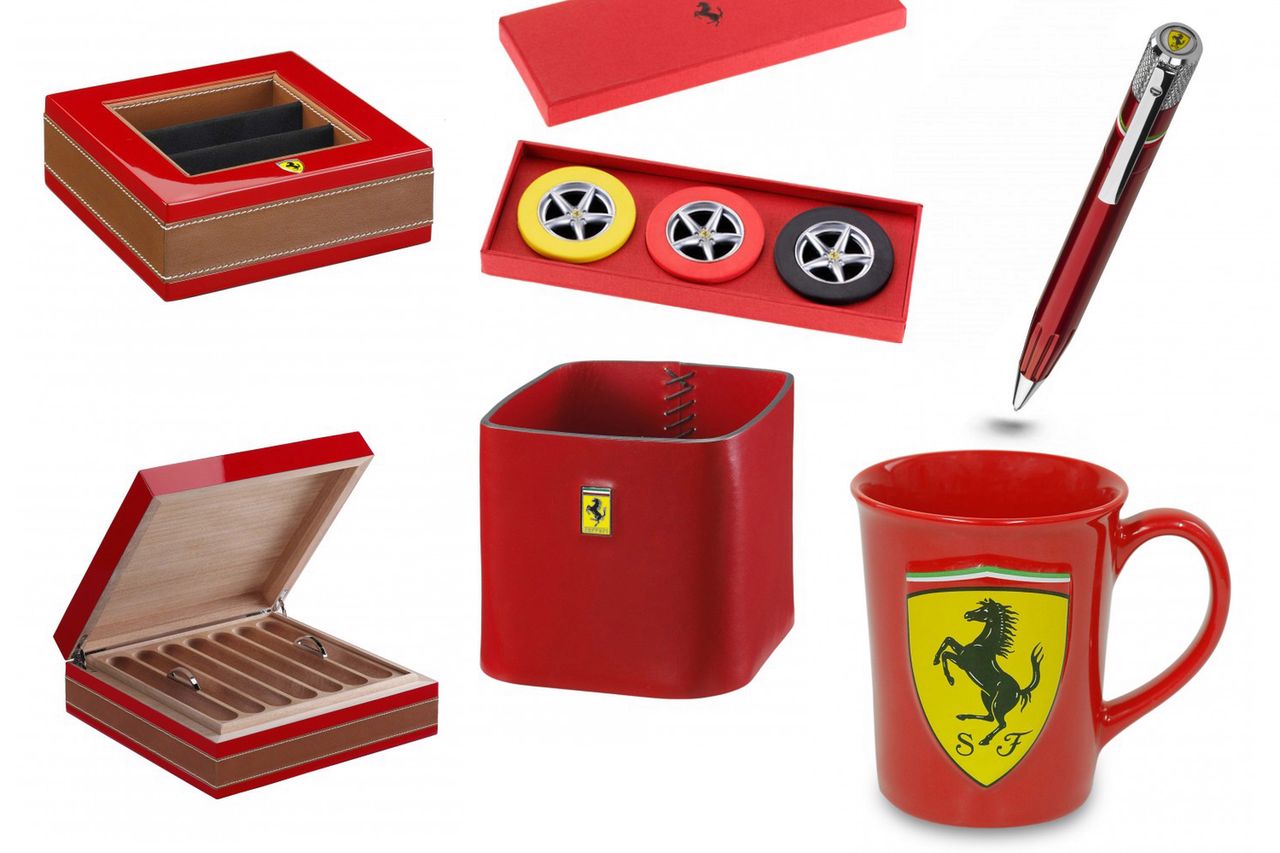 Motoryzacja w biurze [cz.2] : akcesoria Ferrari