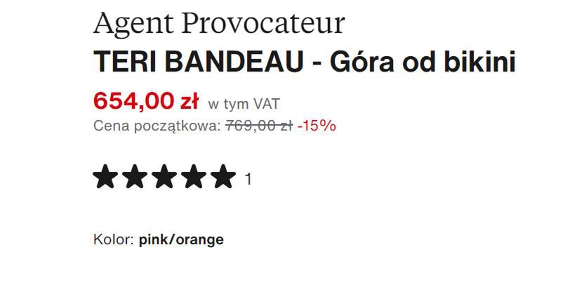 Ile kosztuje strój kąpielowy Gosi Rozenek?