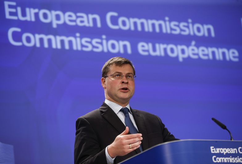 Wiceprzewodniczący KE Valdis Dombrovskis.
