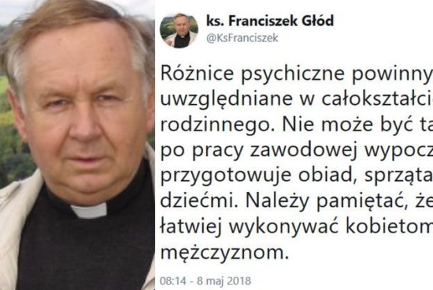 Ksiądz udziela średniowiecznych porad małżonkom: "Mężczyzna często po pracy czuje się bardzo wyczerpany. Potrzebuje pochwały, odpoczynku…"