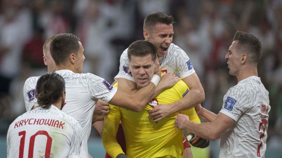 radość reprezentantów Polski w meczu z Arabią Saudyjską na MŚ 2022