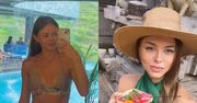 Joanna Opozda eksploruje malownicze zakątki Bali. Pokazała się w bikini i z... MAŁPAMI. Fajnie ma? (ZDJĘCIA)