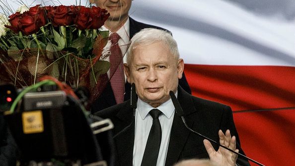 Jarosław Kaczyński nazwał opozycję "chamską hołotą"