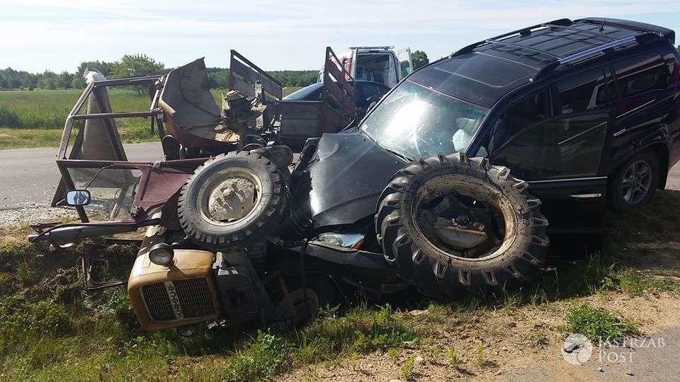 Rozbite auto Włodzimierza Cimoszewicza