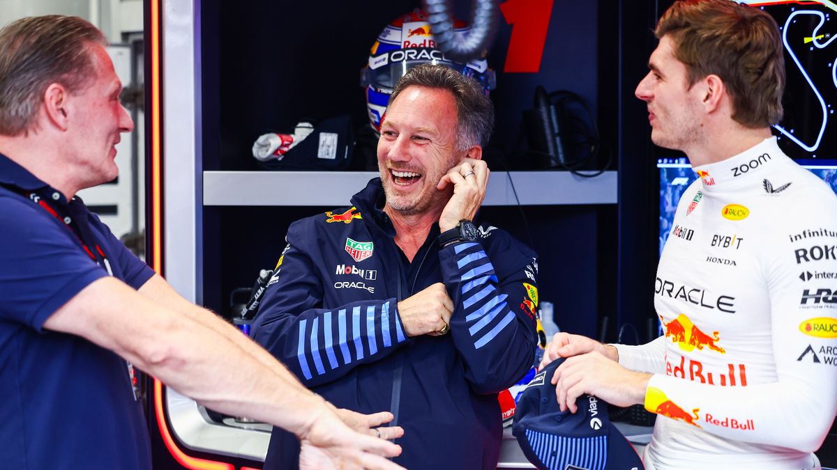 Materiały prasowe / Red Bull / Na zdjęciu: Christian Horner (w środku)