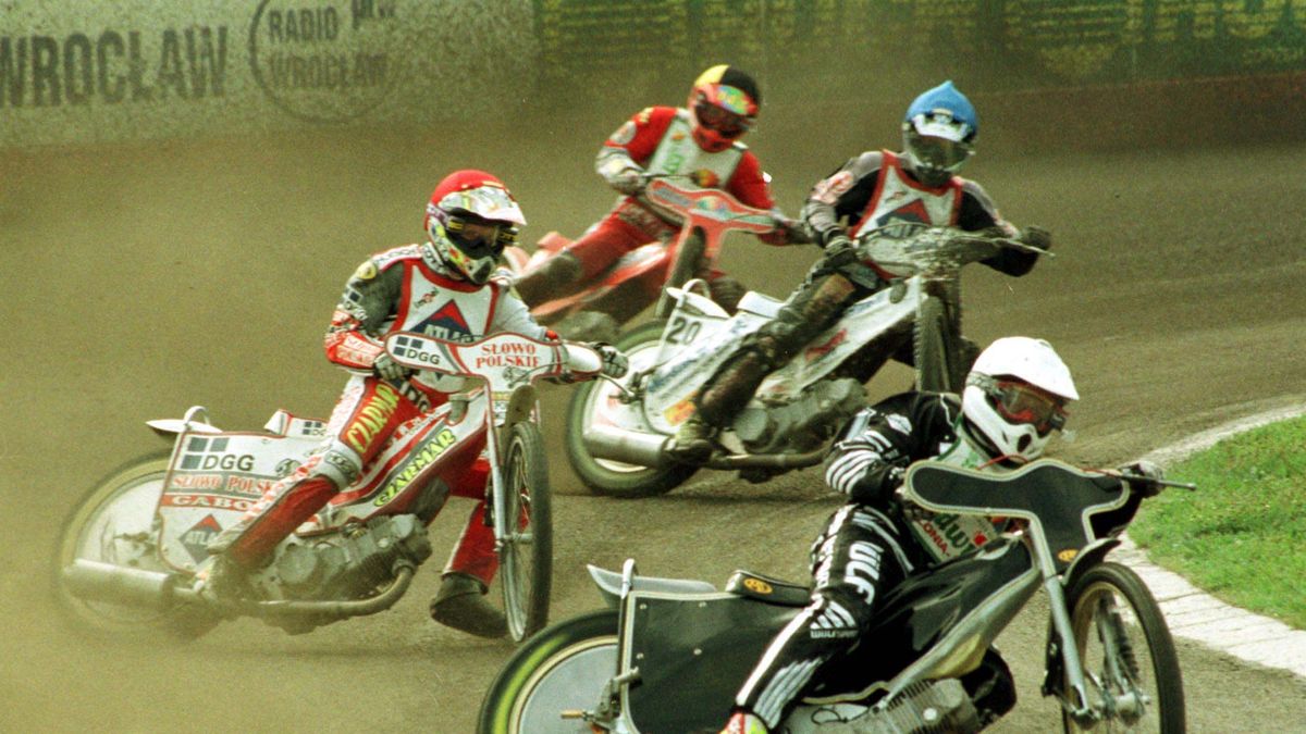 PAP / Adam Hawałej / Andy Smith przed Jackiem Krzyżaniakiem, Brianem Andersenem i Jackiem Gollobem