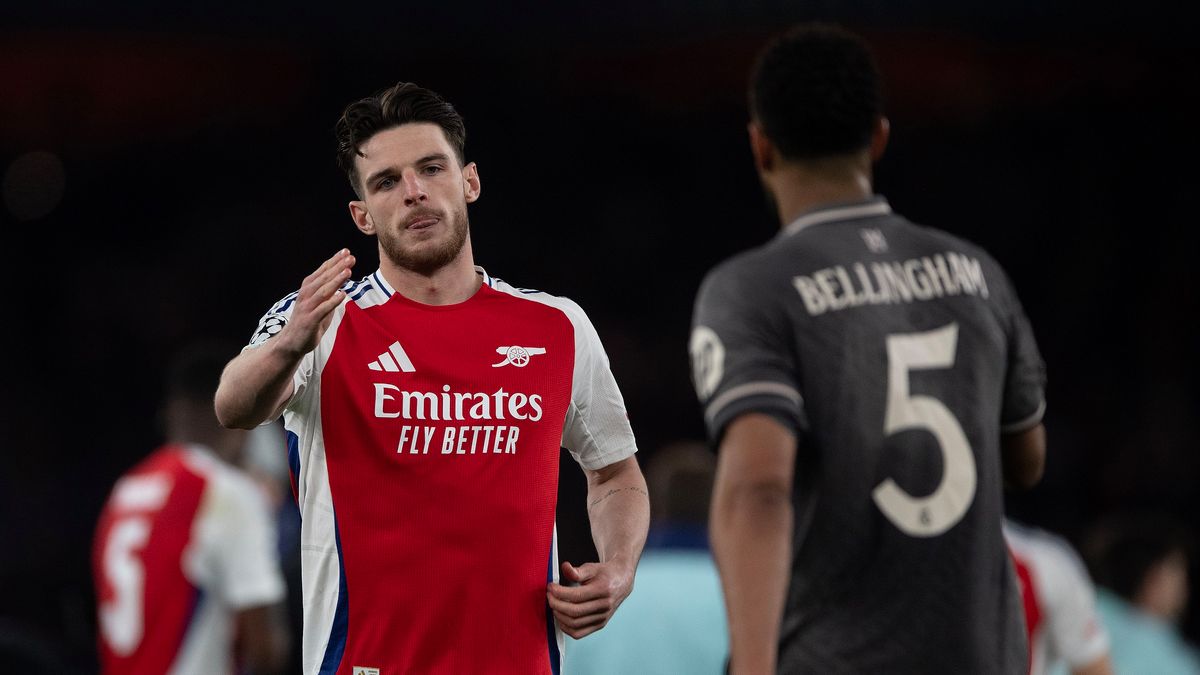 Getty Images / Visionhaus / Na zdjęciu: Declan Rice i Jude Bellingham