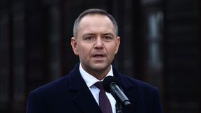 Po oficjalnym spotkaniu razem poszli na mecz. Tak Nawrocki kibicował polskiej kadrze