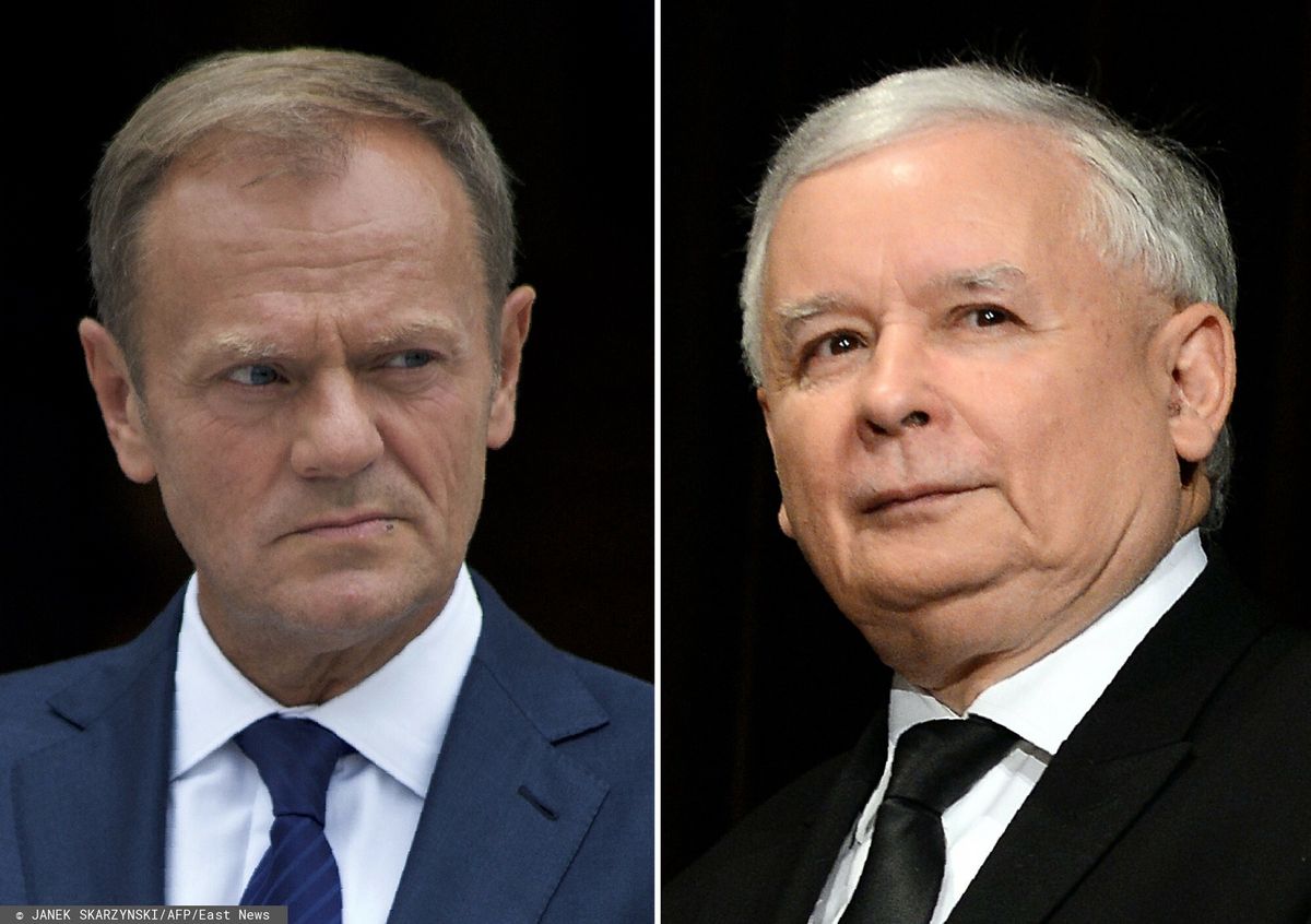 Na zdjęciu Donald Tusk i Jarosław Kaczyński
