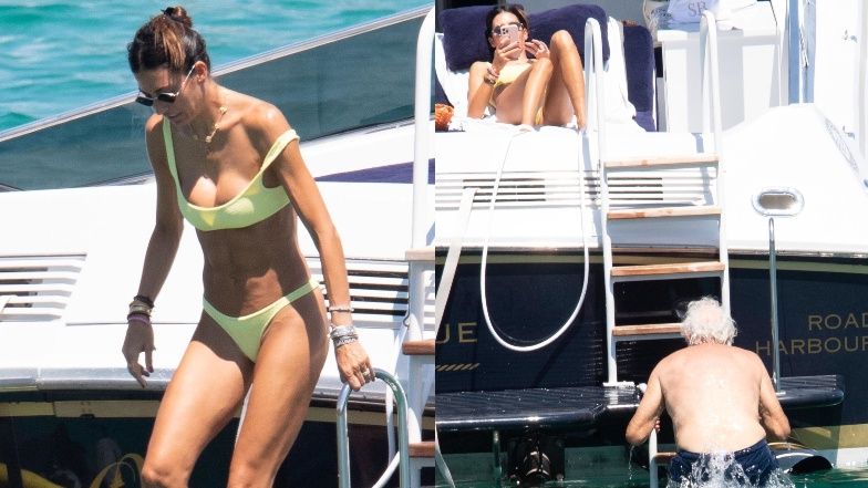 72-letni Flavio Briatore wygrzewa się na jachcie u boku młodszej o 30 lat BYŁEJ żony (ZDJĘCIA)
