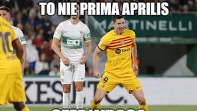 "To nie Prima Aprilis". Szaleństwo internautów po popisie Lewandowskiego [MEMY]