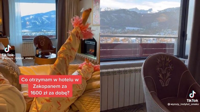 Tiktokerka zachwyca się pokojem w Zakopanem za 1600 zł