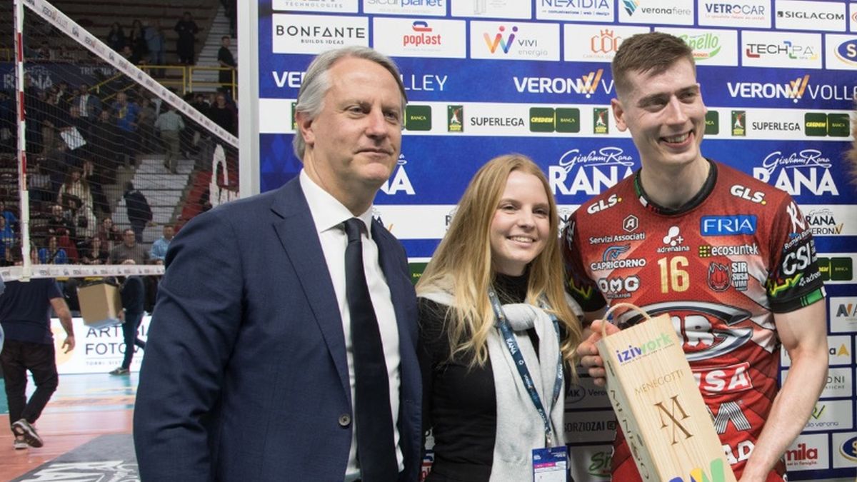 Materiały prasowe / legavolley.it / Na zdjęciu: Kamil Semeniuk