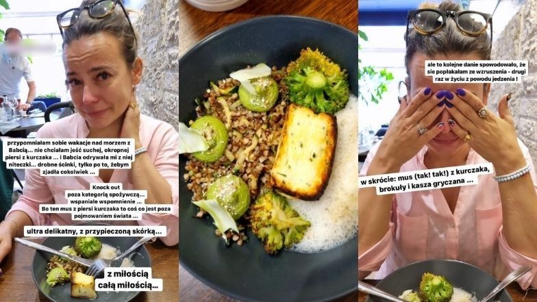 Anna Mucha roni łzy nad musem z kurczaka
