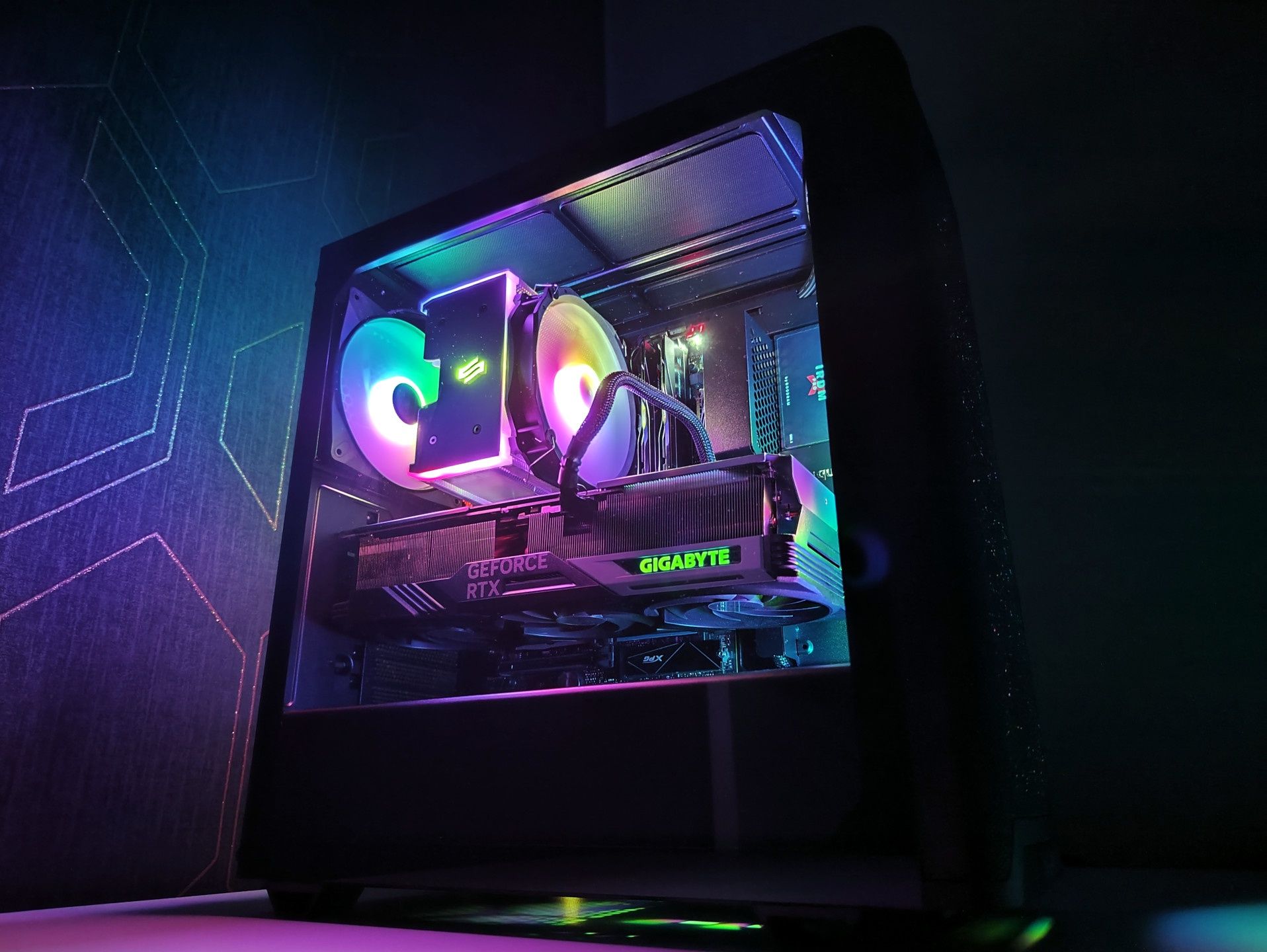 be quiet! Pure Base 501 LX - podświetlenie LED