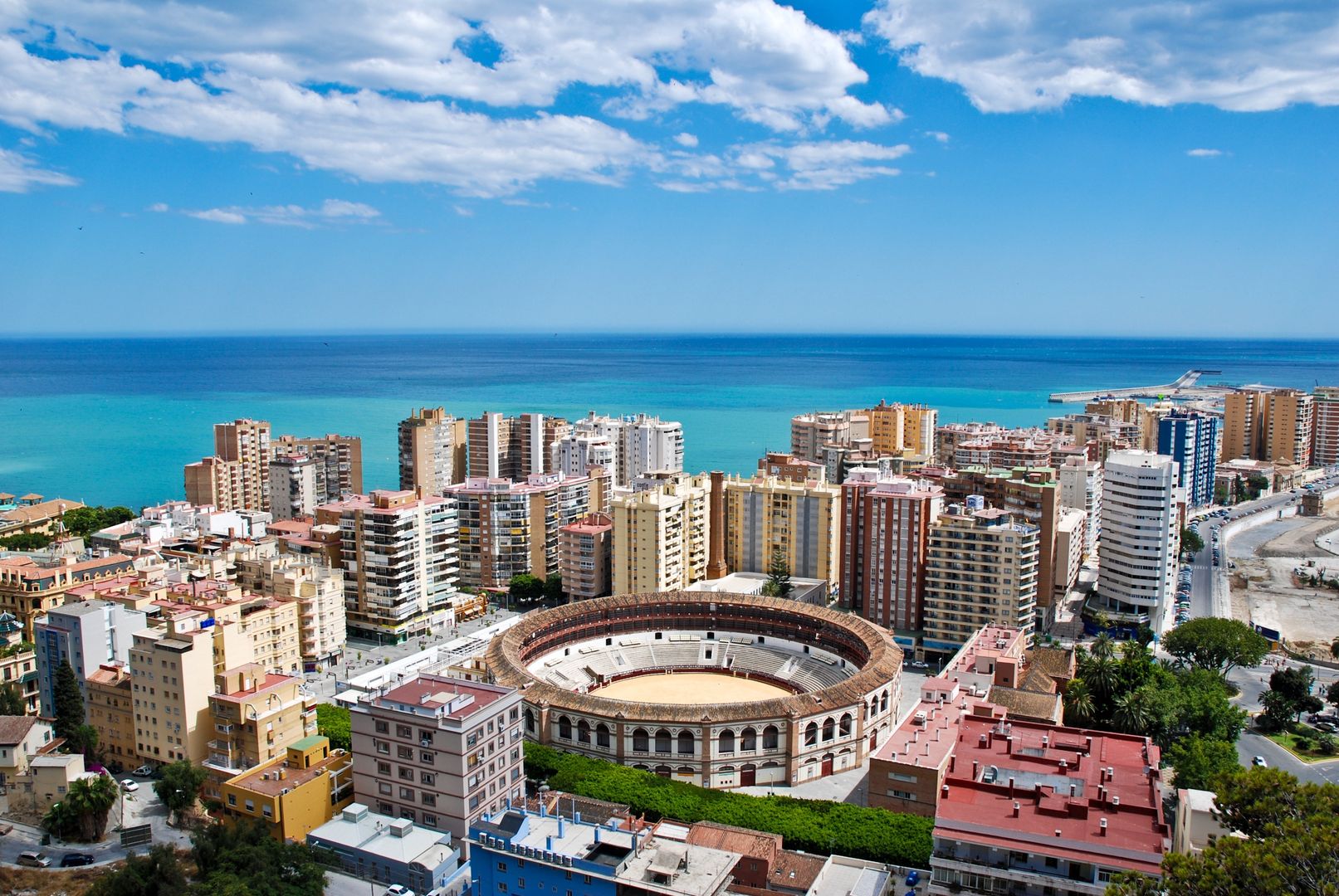 Malaga z lotu ptaka