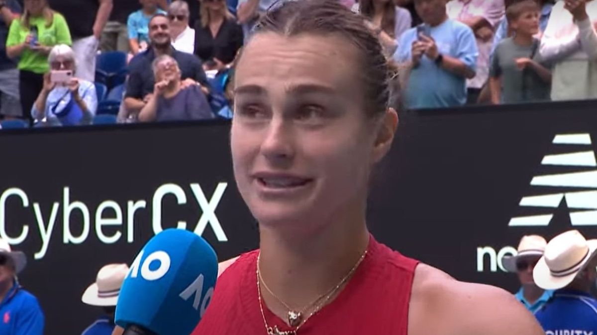 Zdjęcie okładkowe artykułu: YouTube / Eurosport Tennis / Aryna Sabalenka podczas wywiadu