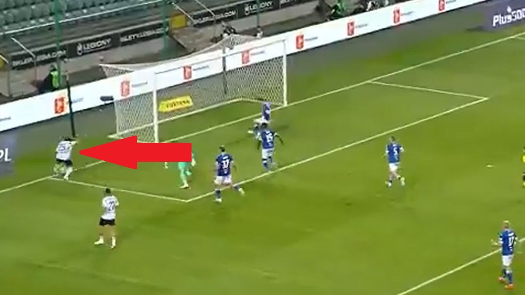 Twitter / TVP Sport / Tak Legia Warszawa objęła prowadzenie
