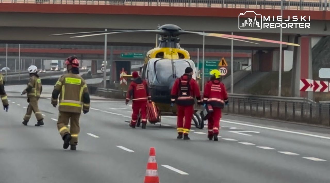 Wypadek pod Warszawą